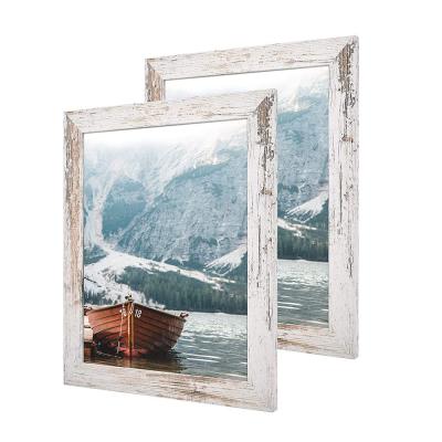 Cina Shabby Chic Set di fotogrammi in legno con decorazione muraria rustica personalizzata in vendita