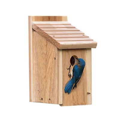 China Custom Wooden Bird House Craft Decoration Sustainable and for Carriers Houses for sale