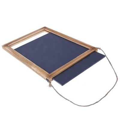 China Moderne stijl krijt Blackboard Hanging Menu Houten Plain Color Pine Hout voor koffiewinkels Te koop