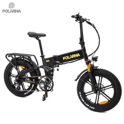 China Aluminum Alloy Full Suspension 2 Seats Fat Tire 48V 750w 15Ah Retro City Mountain Snow Electric Bicycle Adult Folding Bike for sale