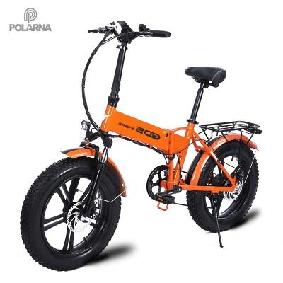 China New Models Multifunctional Folding E-Bike Electric Bicycle Mini Foldable Fat Bike Electric Bike for Male and Lady with 48 Volt Lithium Battery for sale