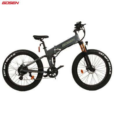 China PRO Best Ebike 500W GDSEN X3 Electric Bicycle 500W Fat Tire Multifunction Folding 26 Inch Electric Bike For Adults for sale