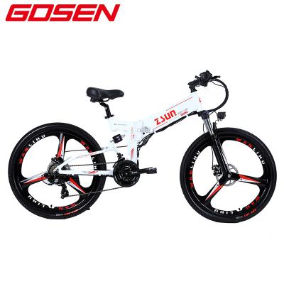 China 48v 350/500/750/1000w Motor Power Electric Bike Full Suspension Multifunctional Customized Mountain Ebike For Adult for sale