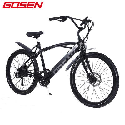 China 48v 350/500/750/1000w Motor Power Multifunctional Customized Electric Bike Vintage Mountain Ebike For Adult for sale