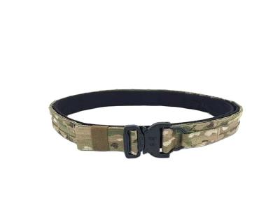 China Customized Men's Tactical Adjustable Nylon Cloth Belt Nylon Cloth Military Tactical Belt Customized Casual for sale