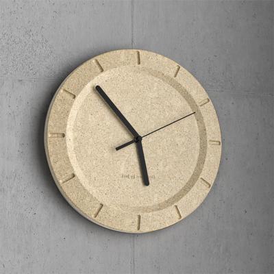 China LUMINOVA Cement Decorative Wall Clocks Large Chinese Material Nordic Modern Concrete Wall Clocks Wall Clock For Home for sale