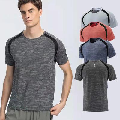 China Anti-Wrinkle Summer T Shirts Man Stitch Fit Superdry T-shirt Polyester Wholesale Simply Dry Sports Printing Blank Sublimation T Shirt For Men for sale