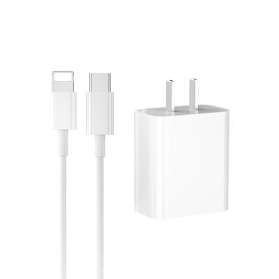 China 2021 Mobile Phone Bestselling Original For iPhone Type-C Fast Charging Palladium 20W USB-C Power Adapter Travel Palladium USB Phone Charger for sale