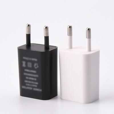 China Smooth Design Mobile Phone Mini Black 5v0.5a 5v500ma 5v1a 5v1000ma 5v1.5a 5v2a Eu Us Au UK JP Plug Charger DC Wall USB Power Adapter for sale