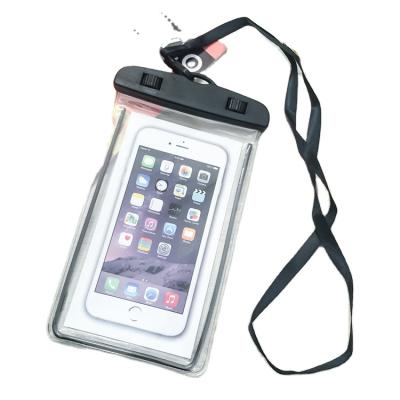 China Waterproof Cell Phone Bag Waterproof Mobile Phone Pouch For Swimming for sale