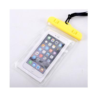 China Water Proof Mobile Phone Bag PVC Waterproof Swimming Hanging Waterproof Cases For Mobile Phone for sale