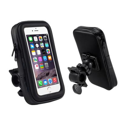 China Adjustable Bike Phone Holder Mount Holder Filter Motorcycle Bicycle Handlebar Waterproof Universal Mount Bracket For Mobile Cell Phone for sale