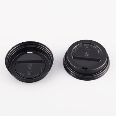 China 6oz 72mm Hot Selling Good Quality Non-Refillable Paper Cup Lid Plastic Lid For Coffee Cup Lids for sale