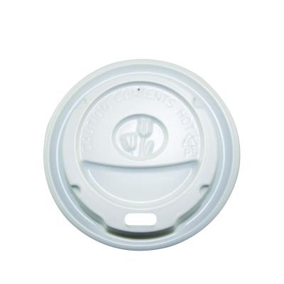 China Non Spill Hot 8oz Disposable Cup Lid Plastic Coffee Lids Plastic Coffee Lids for sale