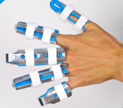 China Aluminum+sponge baseball finger splint brace is for finger sore for sale