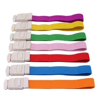 China Blood Collection / Thermoplastic Elastic Tourniquet Outdoor Removable First Aid Hospital Emergency Tourniquet for sale