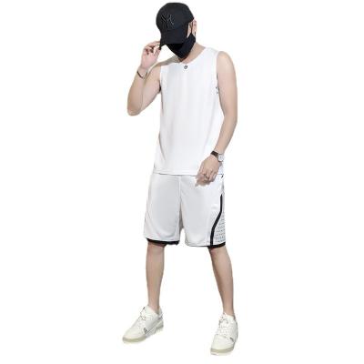 China 2022 breathable male sports suits summer large size uniform shorts short-sleeved quick-dry running running joggers men's basketball sportswear for sale