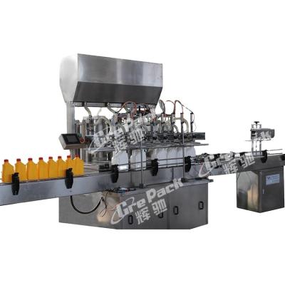 China Popular Type Linear Sunflower Edible Oil Filling Machine Sunflower Seed Filling Machine Cream Beverage Linear Liquid Piston Filling Ma for sale