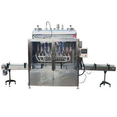 China Popular Type Linear Edible Linear Piston O Linear Beverage Linear Liquid Servo Bottled Water Glass Bottle Filling Machine for sale