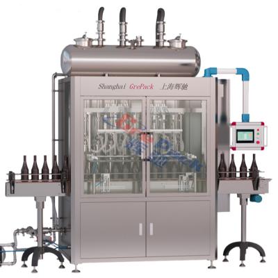 China Popular Type Juice Filling Machine Beer Filling Machine Anti-drip Spout Type Beverage Machine for sale