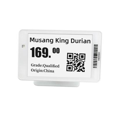 China System Management 3.52Inch Epaper Display , Electronic E-ink Shelf Label For Supermarket Retail Store for sale