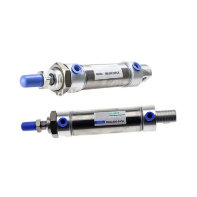 China Factory LandSky Stainless Steel Double Stroke CRAZY MA COMMANDER Series Acting Mini Air Adjustable Compact Pneumatic Cylinder Bore Size 20 Mm for sale