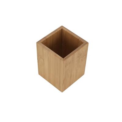 China Classic Bamboo Pen Holder Desk Organizer _BSCI Plant for sale