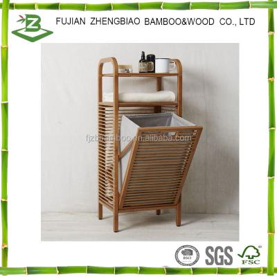 China Sustainable Bamboo Foldable Storage Rack Racks Bamboo Rack for sale