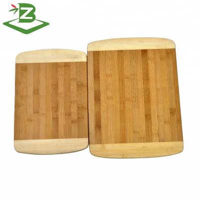 China Sustainable Bamboo Cutting Board Set 2 PCS Cutting Board_BSCI Factory for sale