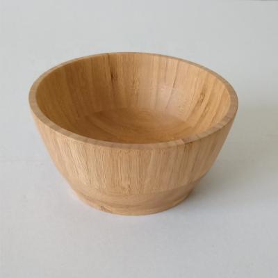 China Sustainable Natural Bamboo Salad Fruit Bowl Food Serving Bowl_BSCI Factory for sale