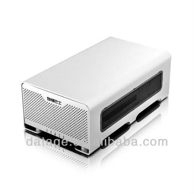 China Dataage F500 Aluminum Firewire 800 RAID HDD Super Cooling External Enclosure for sale