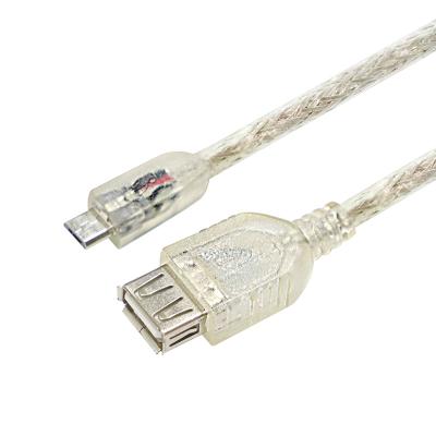 China Mobile Phone USB Data Type A-microB OTG Cable USB Extension Cable For External Hard Drive for sale