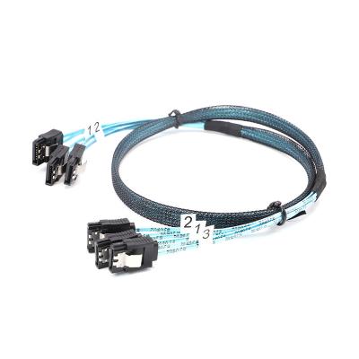 China COMPUTER SAS303 data 3 to 3 mini SAS SAS8087 channel data cable for sale