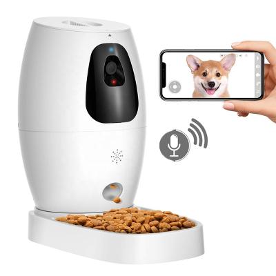 China Amazon Automatic Top Sells Automatic Pet Feeder Automatic Pet Food Dispenser with Food Bowl Designed for Cats and Dogs for sale