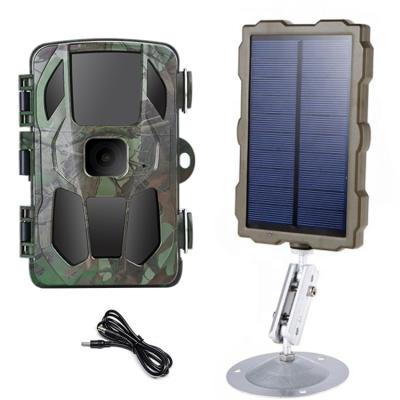 China 4K Weather-Resistant Customized Design Hunter Equipment Wireless Night Vision Trail Hunting Camera With Solar Panel for sale