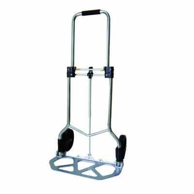 China Two Wheel Foldable Aluminum Trolley Collapsible Cart Shopping And Carrying Aluminum Shopping Trolley 100 Kg for sale