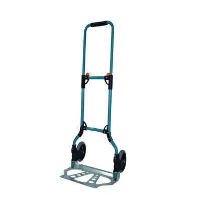 China Two Wheel Foldable Aluminum Foldable Trolley Shopping And Carrying Aluminum Shopping Trolley 70 Kg for sale