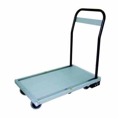 China Shopping And Carrying 350 Kgs Return Cart Aluminum Shopping Trolley 4 Wheels Hand Truck for sale