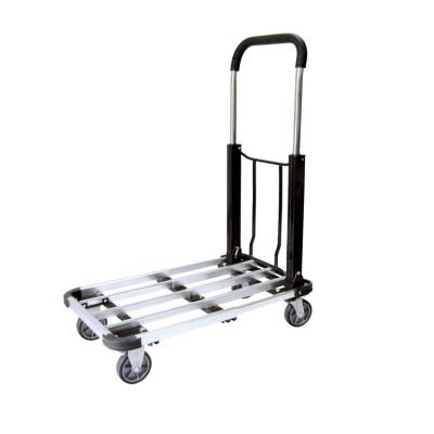 China Warehouse 150kg Buying Aluminum Platform Hand Truck Hot Sale New Design for sale