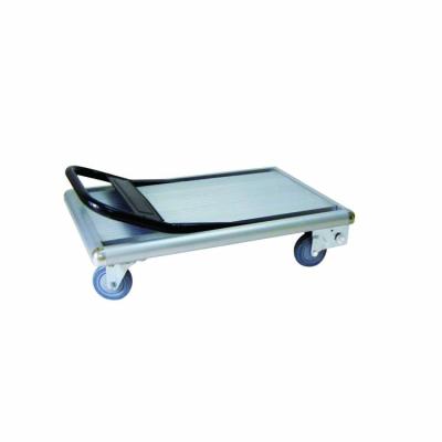 China Factory 150KGS Folding Platform Shopping Carts Custom Aluminum Hand Truck For Warehouse Plastic Trolley for sale