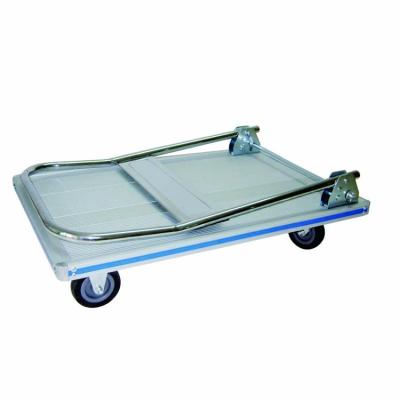 China Buying And Carrying Aluminum Folding Carts 300kgs Platform Hand Truck For Warehouse With 4 Wheels for sale