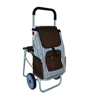 China Two Wheel Detachable Trolley Bag Folding Shopping Trolley Shopping Trolley Cheap Bag for sale