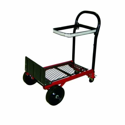 China Handheld Multi Objects 2-in-1 Moving Platform Metal Cart With Cart Mesh for sale