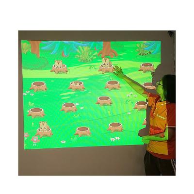 China Accurate Hitting Interactive Projection Wall Smash Ball Games Interactive Projection Game for sale