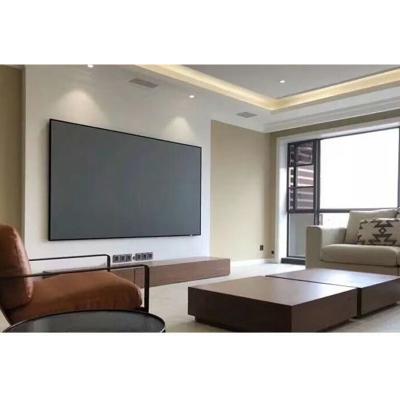 China 120inch Fixed Frame Luxury PET Slim Crystal For UST Short Throw Projector for sale