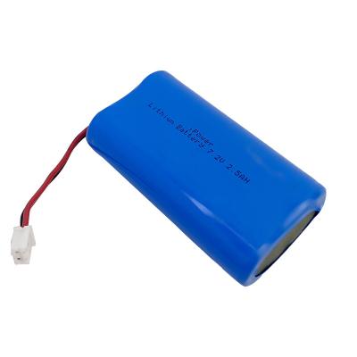 Chine 14.8WH batterie d'outil électrique 7.4V 2000mAh batterie lithium-ion 18650 à vendre