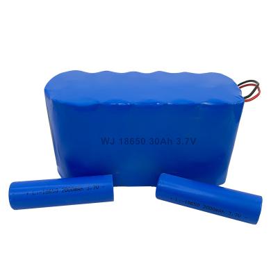 China 14.8WH 18650 Lithiumbattery Pack 30Ah Lithium Ion 18650 Oplaadbare batterij Te koop