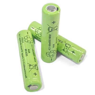 Chine 1.2v 800mah 1100mah Piles NiMh 500 cycles Piles à hydrure de nickel métal à vendre