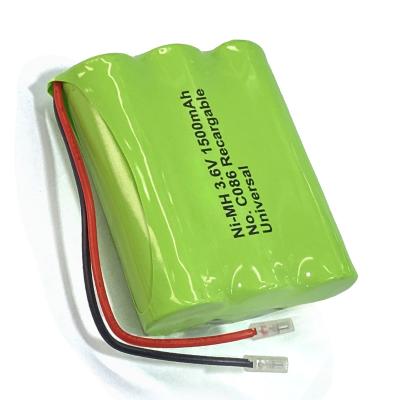 中国 ODM Ni Mh Aa1500mah 3.6 V HR6 ニッケル金属水化電池パック 販売のため