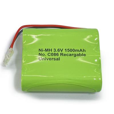 中国 1500mAh 3.6A AA NiMH バッテリー パック 電気メーターと太陽光 販売のため